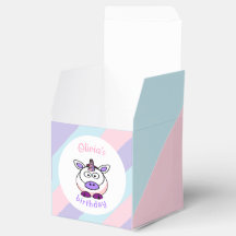 ユニコーンパーソナライズされた誕生日パステルカラフル