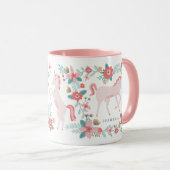 ユニコーンパーソナライズされた野原 マグカップ (正面右)