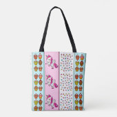 ユニコーンパーソナライズされた、カップケーキ、散水器 トートバッグ (裏面)