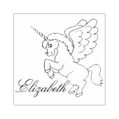 ユニコーンパーソナライズされた ラバースタンプ (インプリント)