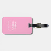 ユニコーンパーソナライズされた |魔法のピガーリーンク ラゲッジタグ (裏面横)