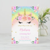 ユニコーンパーティーの招待状 招待状 (スタンド正面)