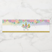 ユニコーンパーティーウォーターボトルラベル ペットボトルラベル (シングルラベル)