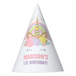 ユニコーンパーティーハットユニコーン誕生パーティー パーティーハット