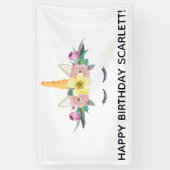 ユニコーンパーティーバナー 横断幕 (縦)