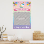 ユニコーンパーティーフレーム小道具 - フォトブース用 ポスター (キッチン)