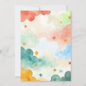 ユニコーンパーティーマジカル誕生日招待状 招待状 (裏面)