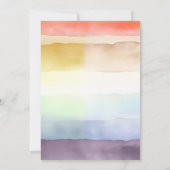 ユニコーンパーティーマジカル誕生日招待状 招待状 (裏面)