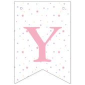 ユニコーンパーティーユニコーン誕生日の装飾 バンティングフラッグ (第3の旗)