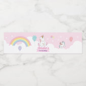 ユニコーンパーティーラベル ペットボトルラベル (シングルラベル)