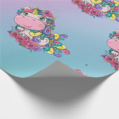 ユニコーンパーティーレインボープライドラッピング紙 ラッピングペーパー (角)