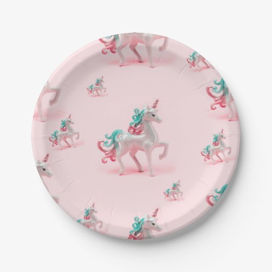 🎉ユニコーンパーティー対応紙プレート!🎉 ペーパープレート (正面)
