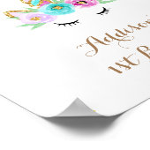 ユニコーンパーティー歓迎サイン ポスター (角)