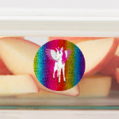 ユニコーンパーティー虹 ラベル (貼付)