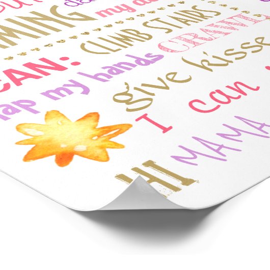 ユニコーンパーティー誕生日黒板サイン ポスター (角)