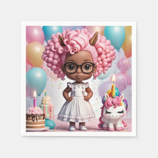 ユニコーンパーティー スタンダードカクテルナプキン