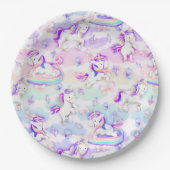 ユニコーンパーティー ペーパープレート (正面)