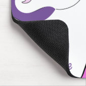 ユニコーンパープルピンクキッズアダルト マウスパッド (コーナー)