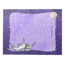 ユニコーンパープルフェイクグリッター縁ど