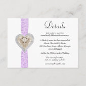 ユニコーンパープルレース結婚ズ詳細 エンクロージャーカード (正面)