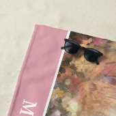 ユニコーンビーチタオル(名前をカスタムする) ビーチタオル (インサイチュ)