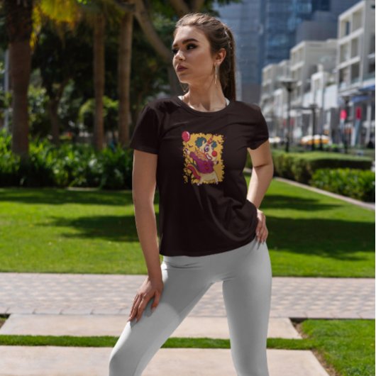 ユニコーンピエロハロウィーン Tシャツ