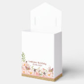 ユニコーンピンクと金ゴールド誕生日パーティーのオフィシャルボックス フェイバーボックス (オープン)