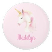 ユニコーンピンクの名前 セラミックノブ (正面)