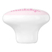 ユニコーンピンクの名前 セラミックノブ (側面)