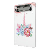 ユニコーンピンクフローラ新学期 ミニクリップボード (アングル2)