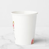 ユニコーンピンク金ゴールド誕生パーティー  紙コップ (左)