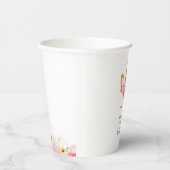 ユニコーンピンク金ゴールド誕生パーティー  紙コップ (右)