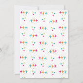 ユニコーンファンキーバースデーパーティ招待状 招待状 (裏面)