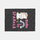 ユニコーンファンクラブマジカルキッズ フリースブランケット (正面(横))