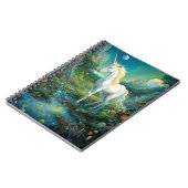 ユニコーンファンタジーアート ノートブック (左側)