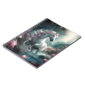 ユニコーンファンタジーアート ノートブック (左側)