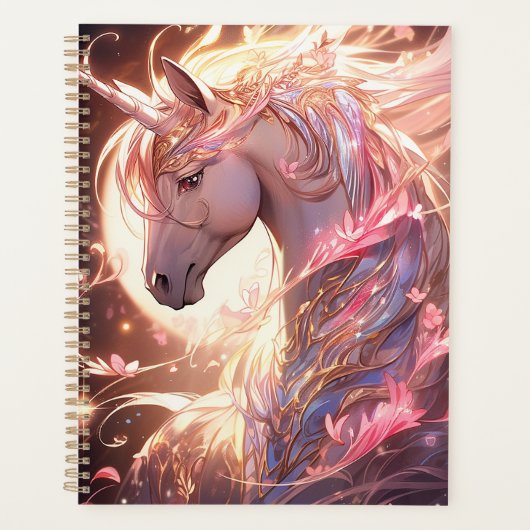 ユニコーンファンタジーアート プランナー手帳 (正面)