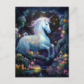 ユニコーンファンタジーアート ポストカード (正面)