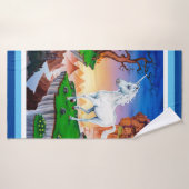 ユニコーンファンタジーバスタオル バスタオル (バスタオル)