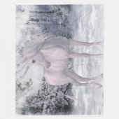 ユニコーンファンタジーフリースブランケット フリースブランケット (正面)