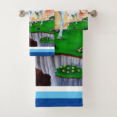 ユニコーンファンタジー浴室セットタオル バスタオルセット (インサイチュ)