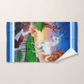 ユニコーンファンタジー浴室セットタオル バスタオルセット (ハンドタオル)