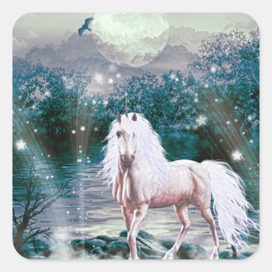 ユニコーンファンタジー スクエアシール (正面)