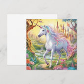 ユニコーンフェアリーランド ノートカード (正面/裏面)