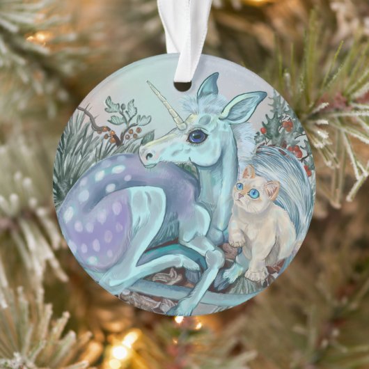 ユニコーンフォールコージーケドルズホリデー オーナメント (ツリー)