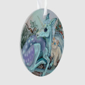 ユニコーンフォールコージーケドルズホリデー オーナメント (正面)