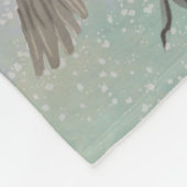 ユニコーンフォールコージーケドルズホリデー フリースブランケット (角)