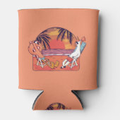 ユニコーンフラミンゴビーチ 缶クーラー (正面)