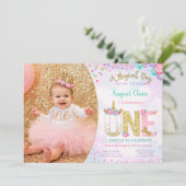 ユニコーンフローラマジカル1回目の誕生日 招待状 (スタンド正面)