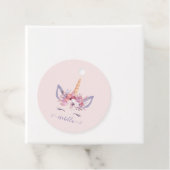 ユニコーンフローラ水彩誕生日 フェイバータグ (インサイチュ)